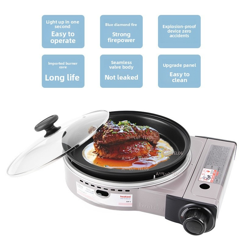 Camping Cooking Gas Stove - Estufa de Gas Portátil a Prueba