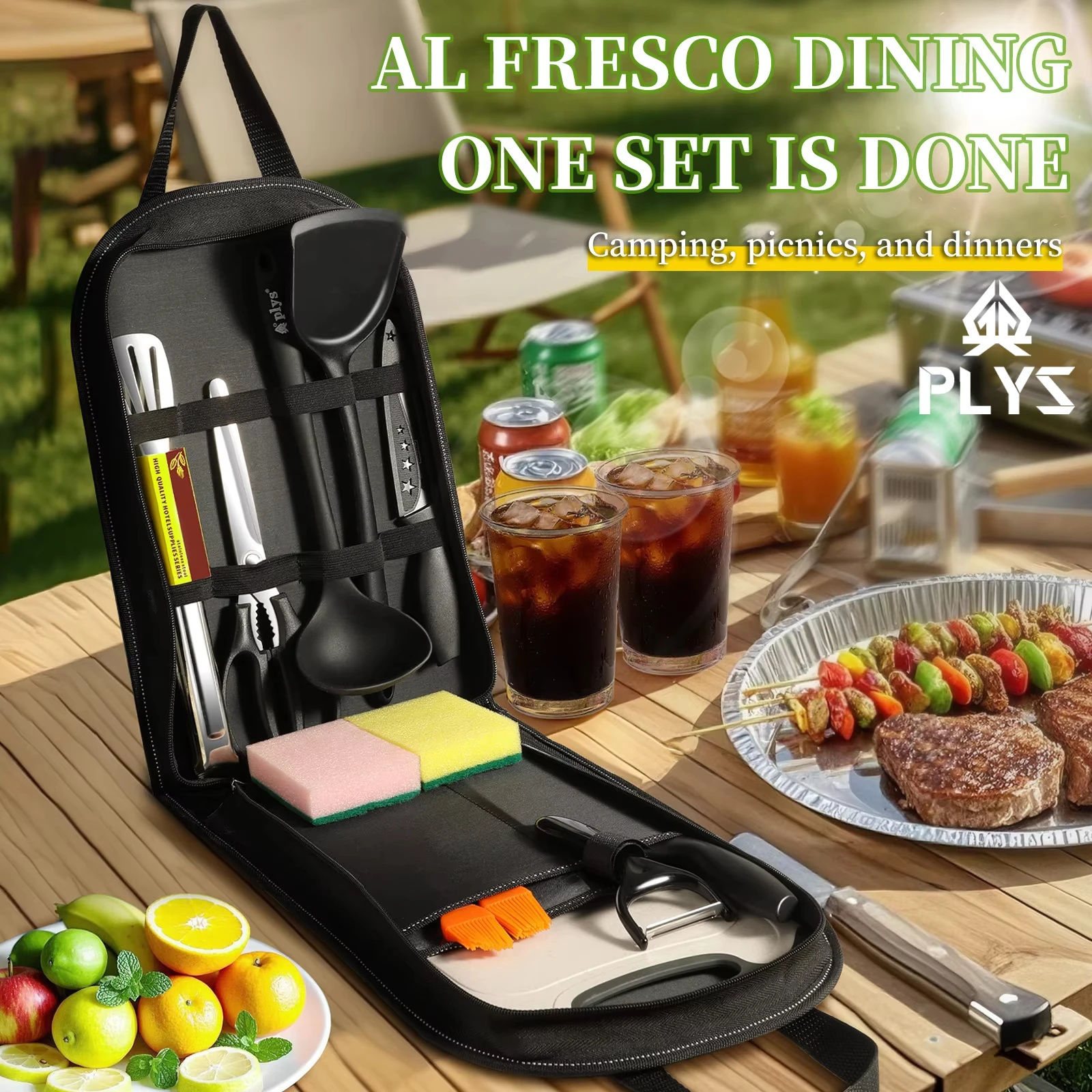 Camping Cooking Trangia - Juego de utensilios portátiles para exteriores,