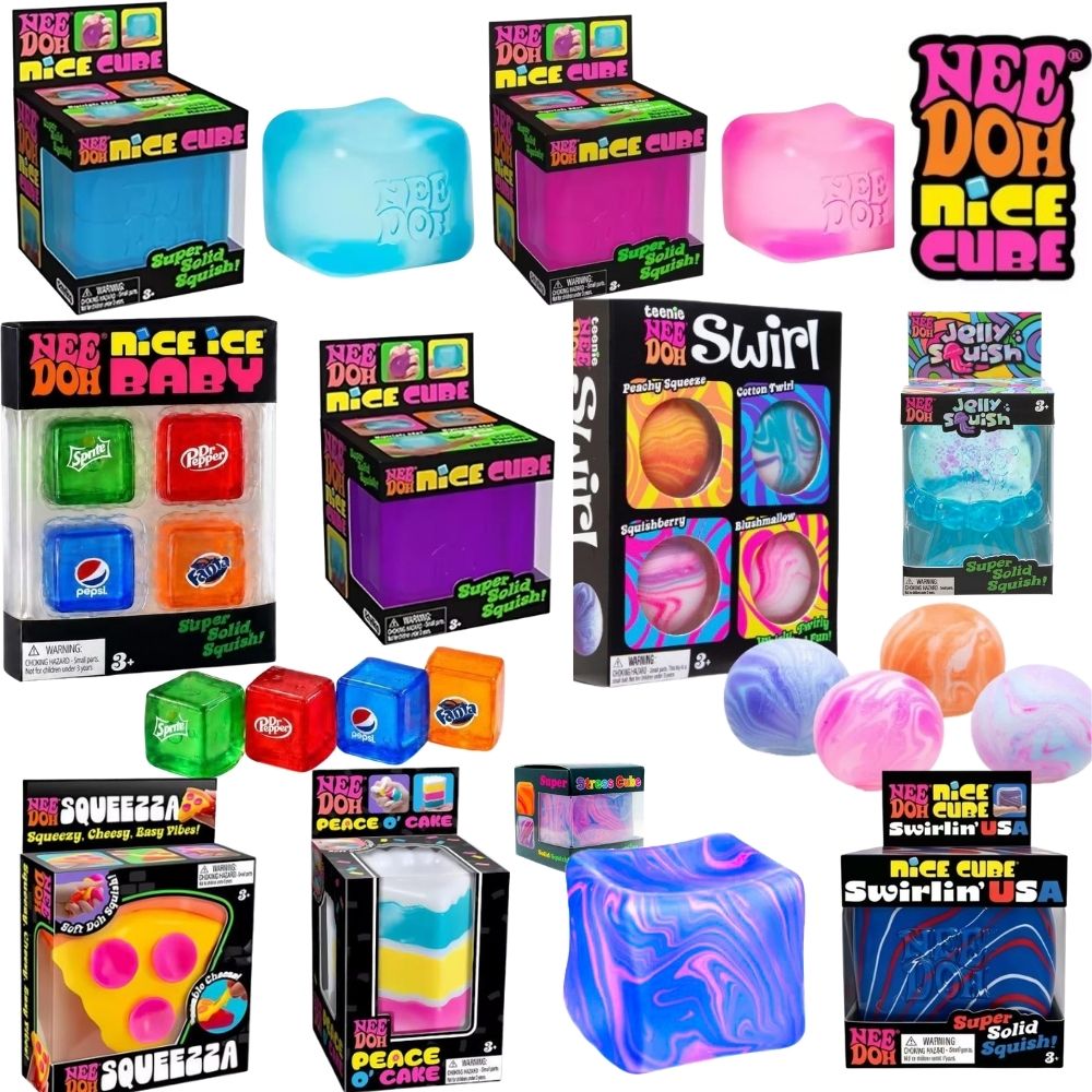 Fire Starter Cube - Juguete Sensorial Schylling Nee-Doh Nice Cube,