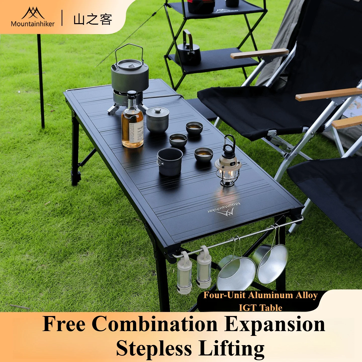 Camping Cooking Gas Stove - Mountainhiker Camping elevador plegable extraíble multiunidad