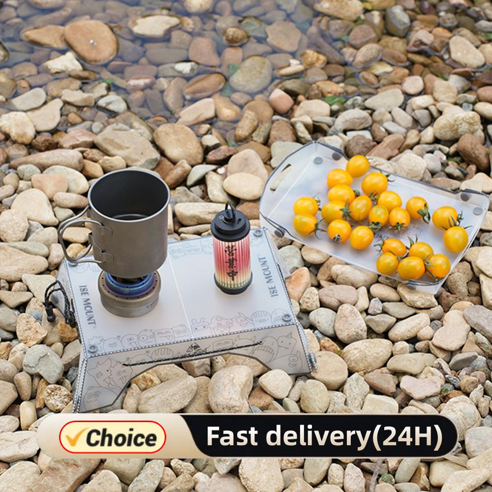 Camping Cooking Tray - Mini mesa de Camping plegable portátil,
