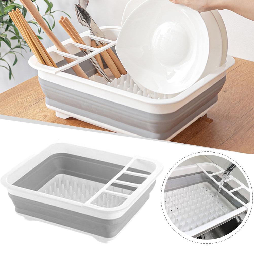 Camping Cooking Tray - Escurridor de Platos Plegable, Organizador de