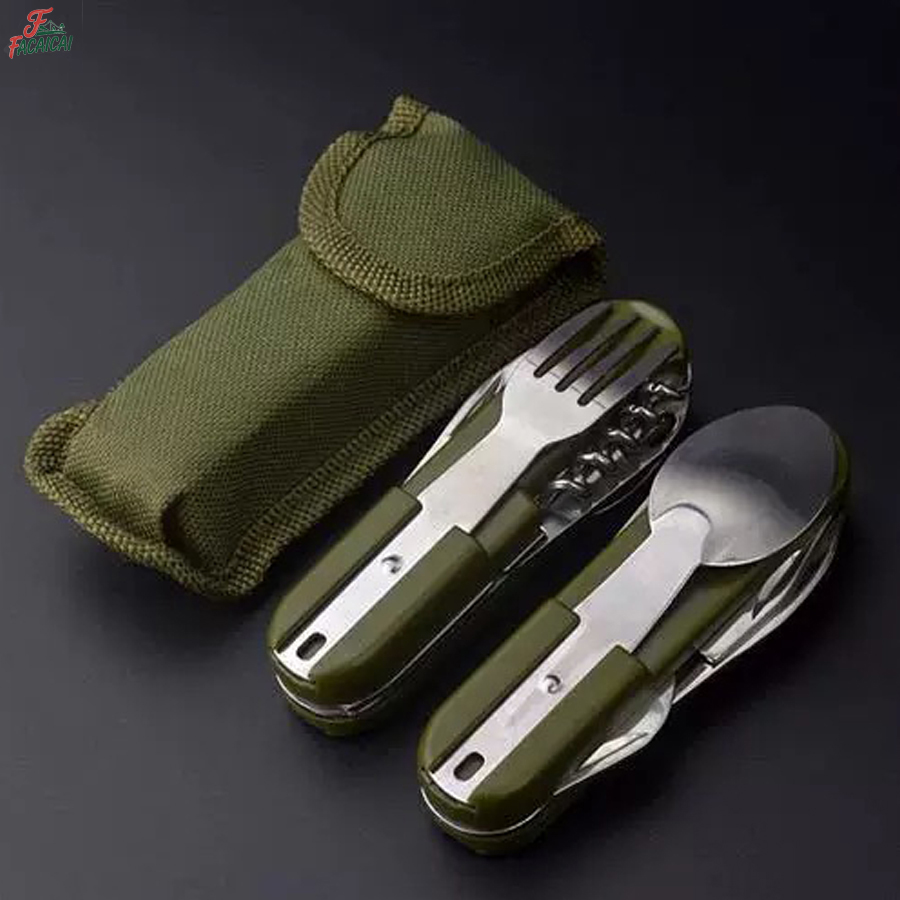 Camping Cooking Survival - Juego de Utensilios de Viaje 5