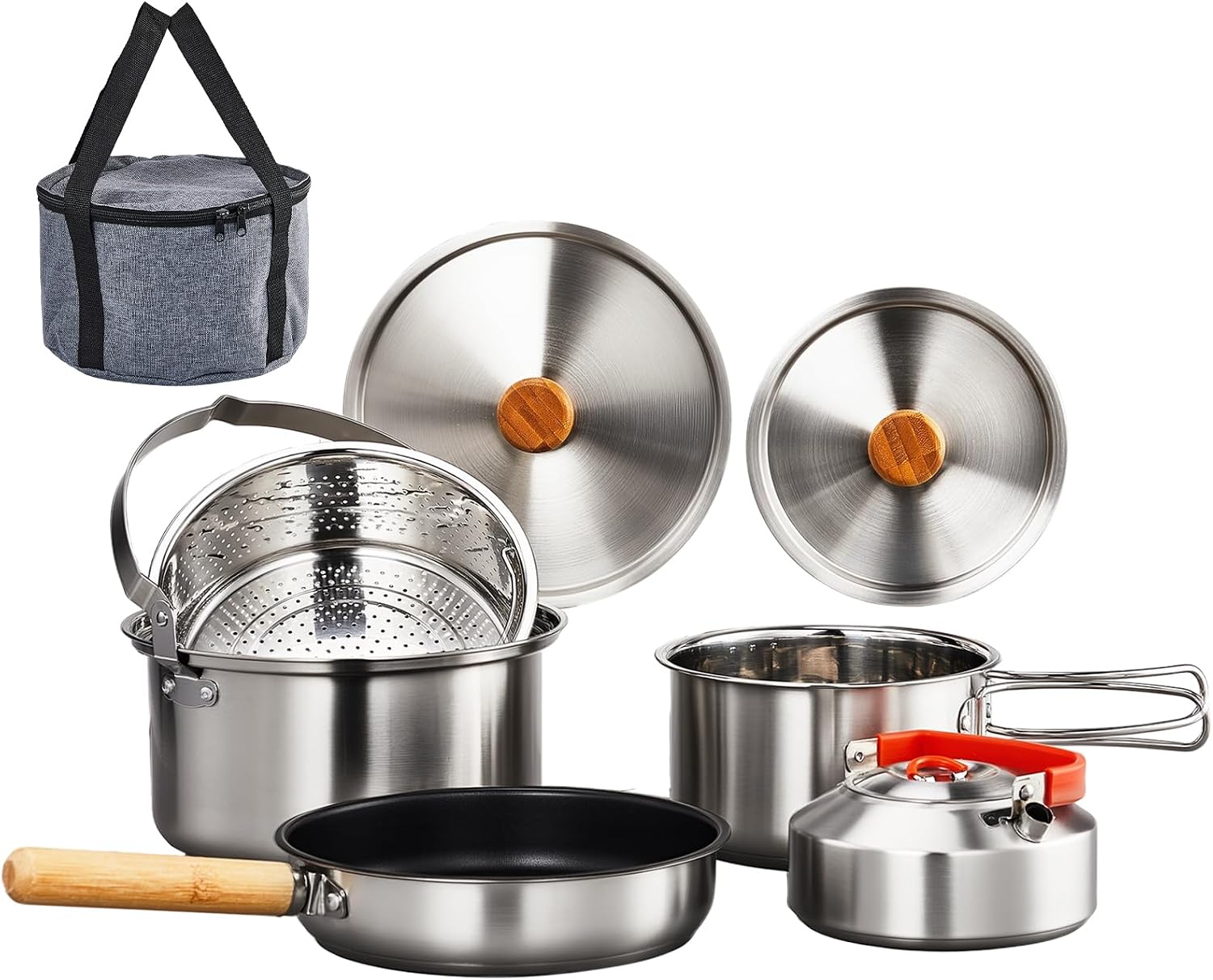 Camping Cooking Set - Juego de utensilios de cocina de
