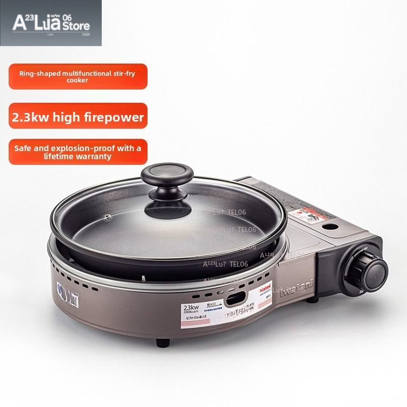 Estufa de Gas Portátil a Prueb - Camping Cooking Gas Stove reseña y precio