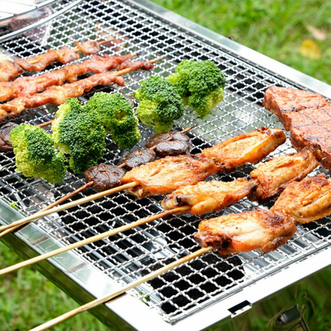 Parrilla para barbacoa de 50x3 - Camping Cooking Mesh reseña y precio