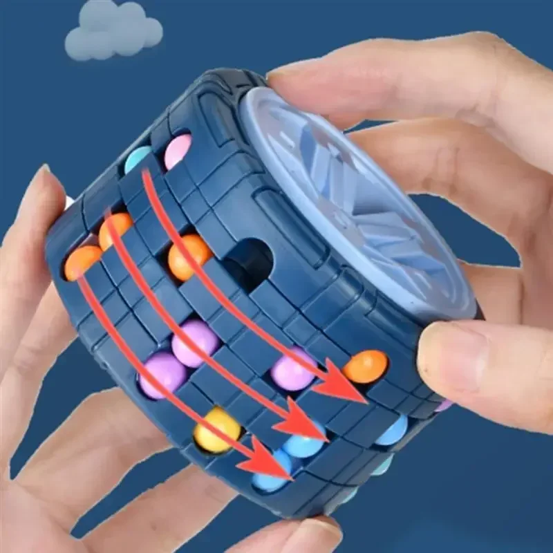 Juguete de cubo cilíndrico 3D, - Fire Starter Cube reseña y precio