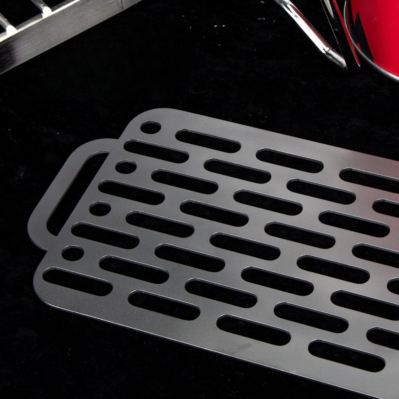 Malla de parrilla de titanio p - Camping Cooking Mesh reseña y precio