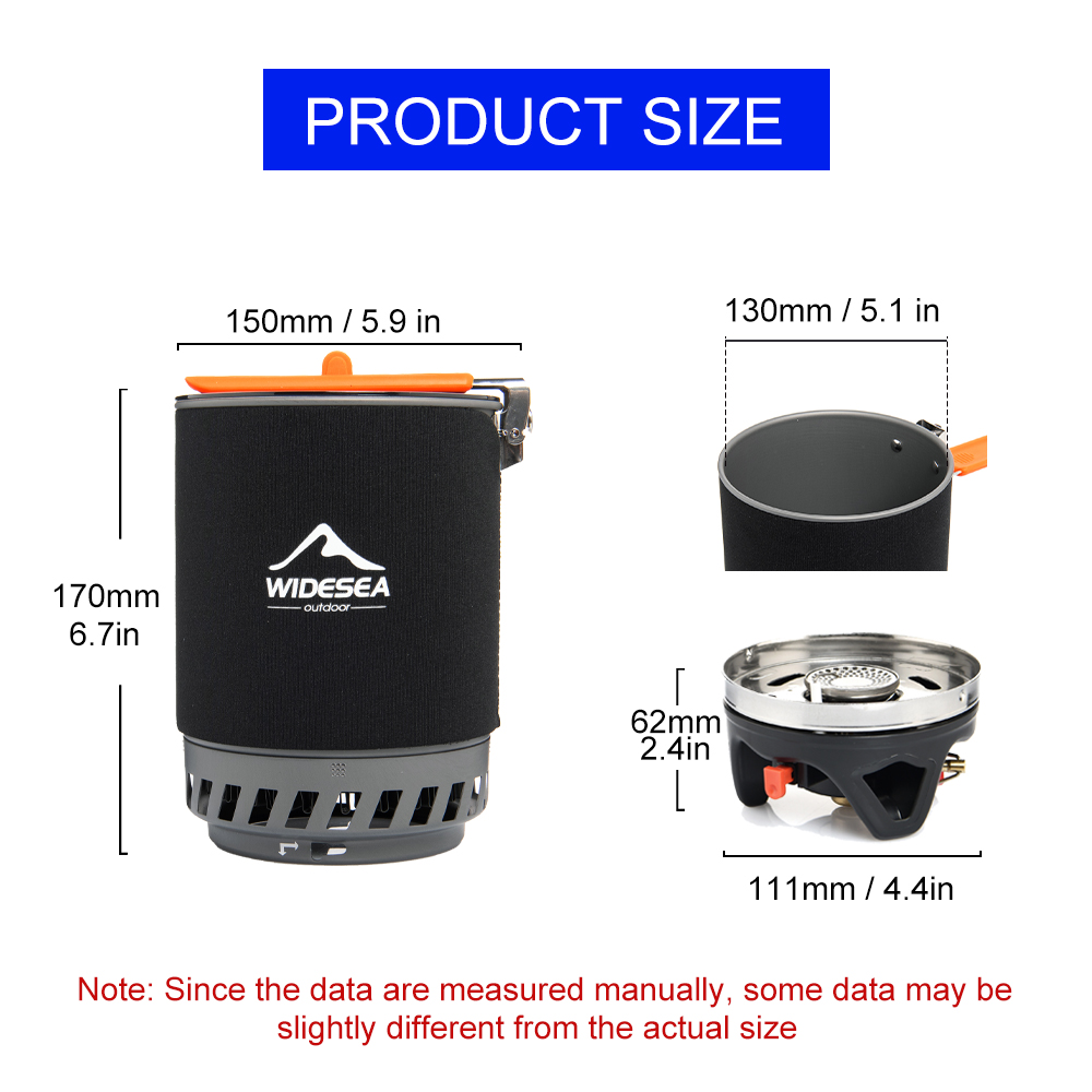 Widesea-sistema de cocina para - Camping Cooking Gas Stove reseña y precio