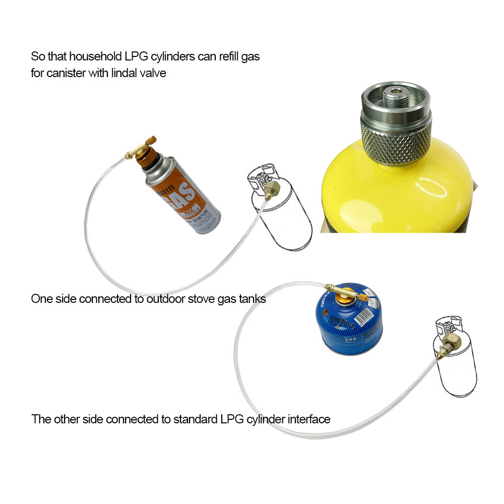 Adaptador de recarga de Gas pa - Camping Cooking Gas Stove reseña y precio