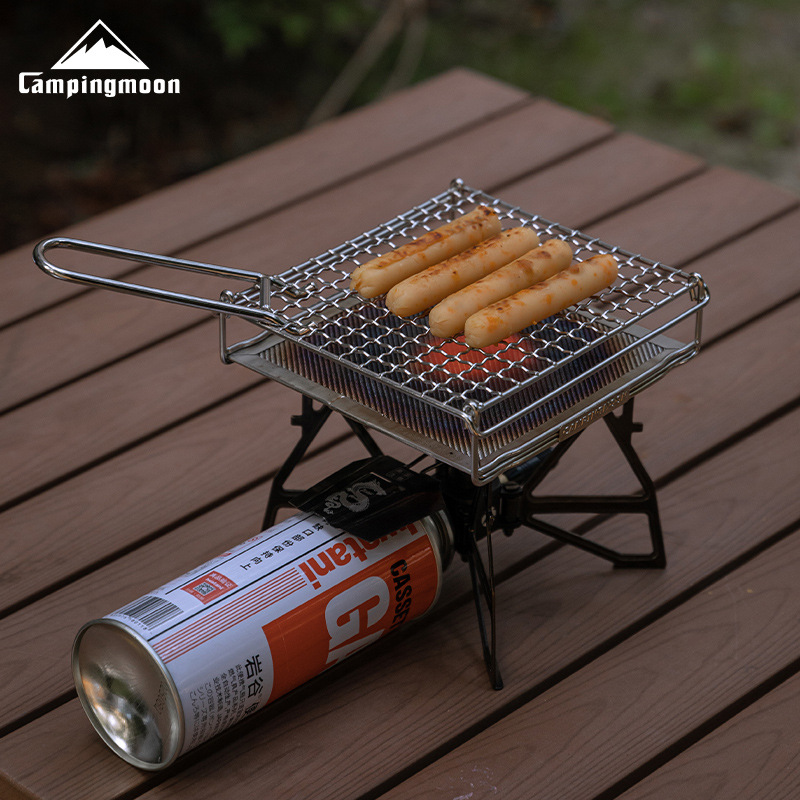 CAMPINGMOON Rejilla Plegable d - Camping Cooking Mesh reseña y precio