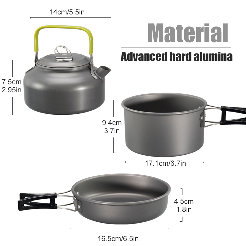 WESTTUNE-Kit de utensilios de  - Camping Cooking Can reseña y precio