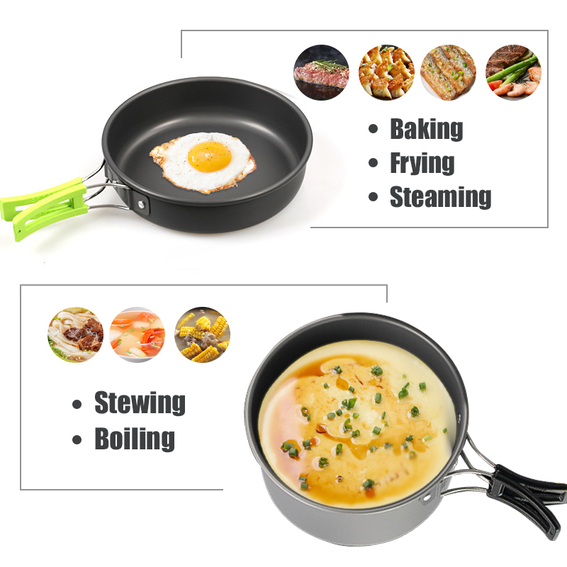 WESTTUNE-Kit de utensilios de  - Camping Cooking Can reseña y precio