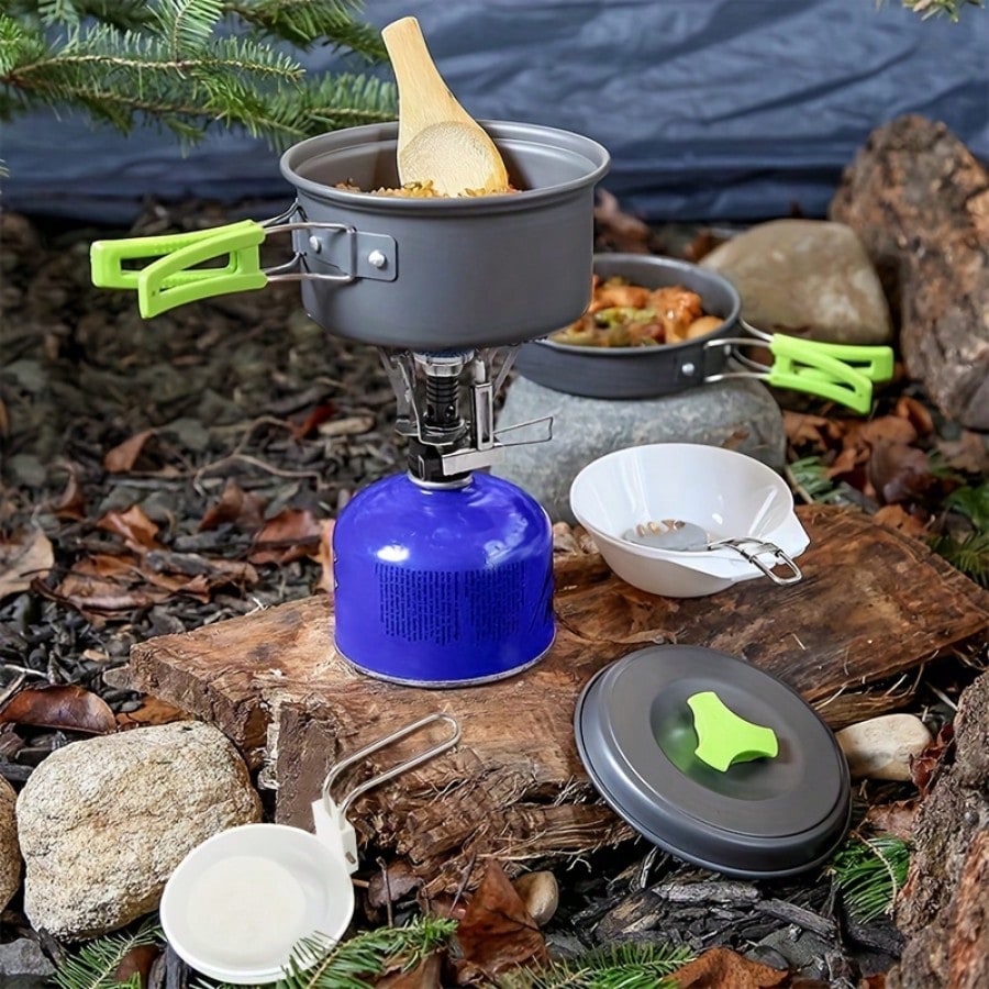 Juego de Cocina para Camping:  - Camping Cooking Set reseña y precio