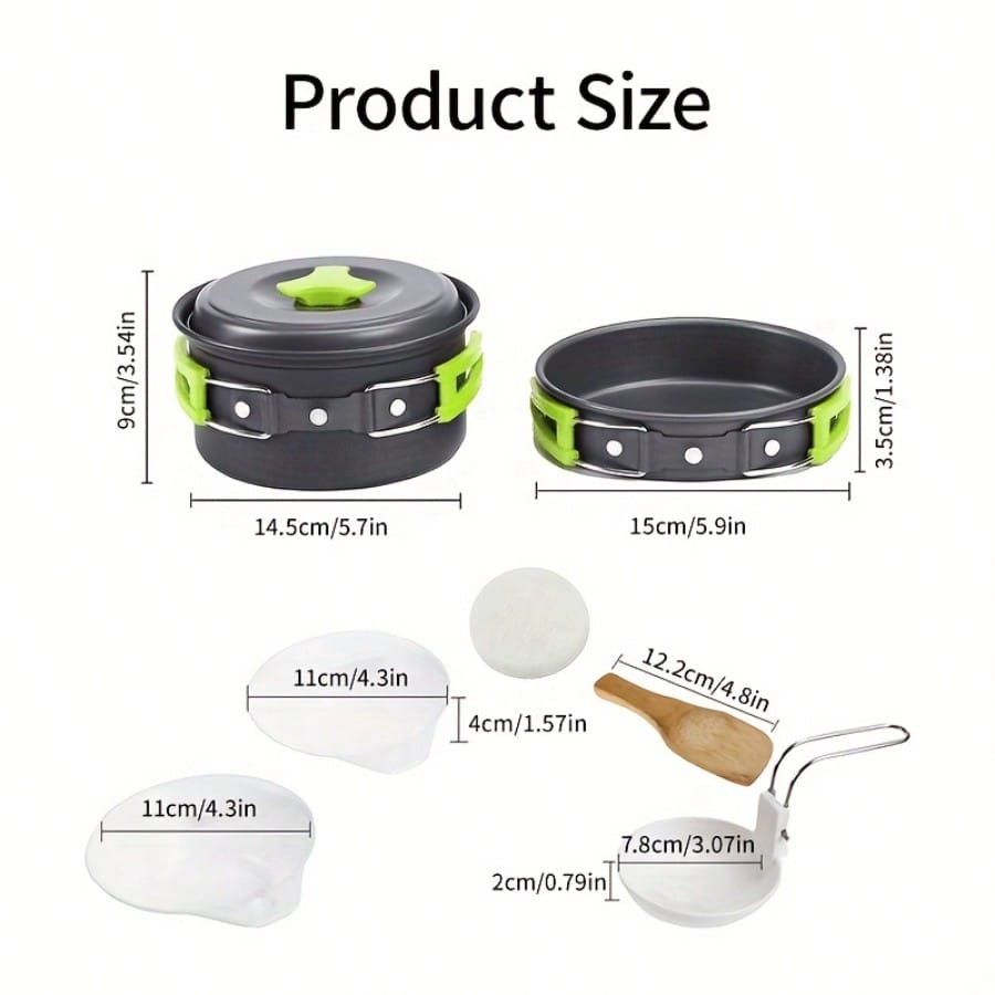 Juego de Cocina para Camping:  - Camping Cooking Set reseña y precio