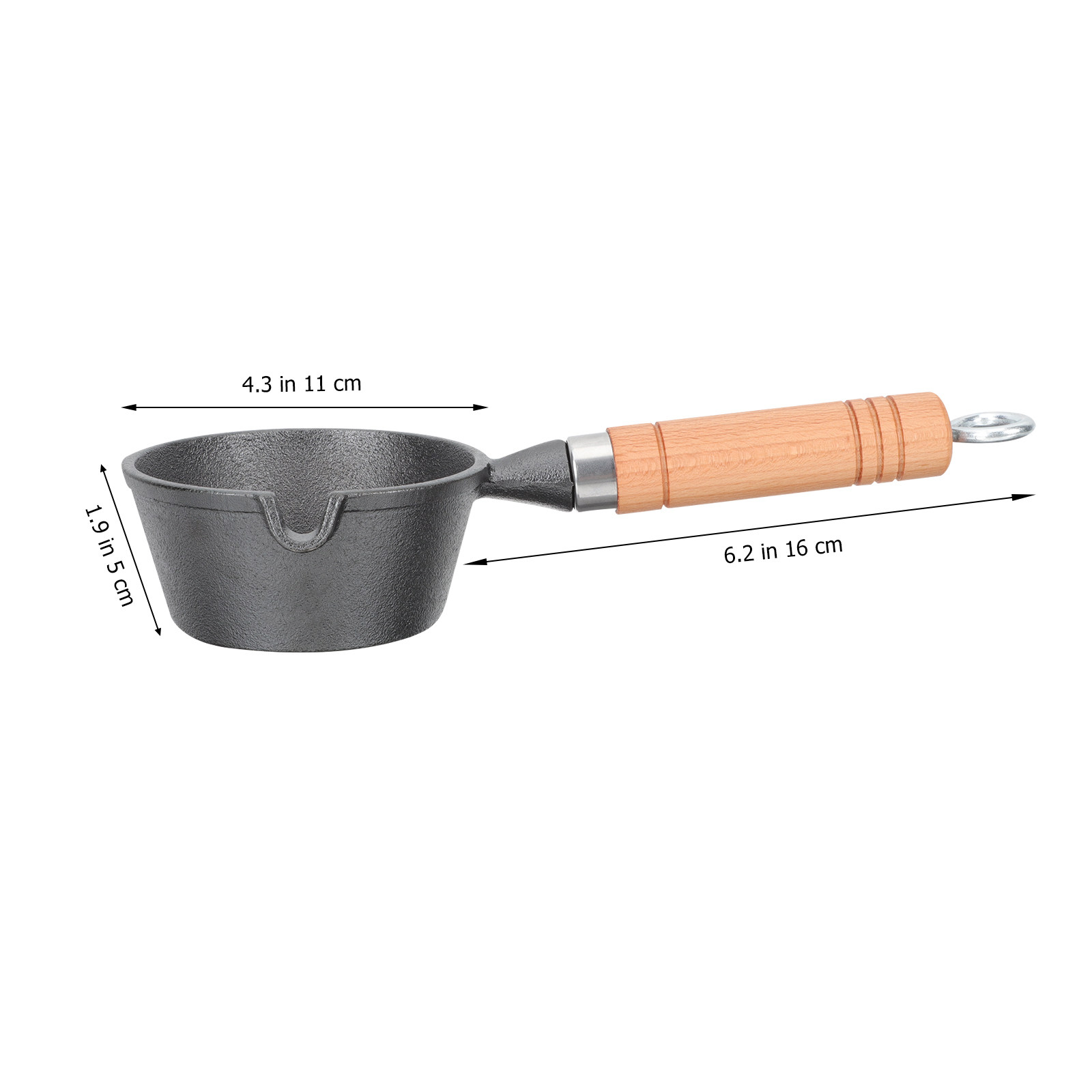 Mini sartén de hierro fundido, - Camping Cooking Cast Iron reseña y precio