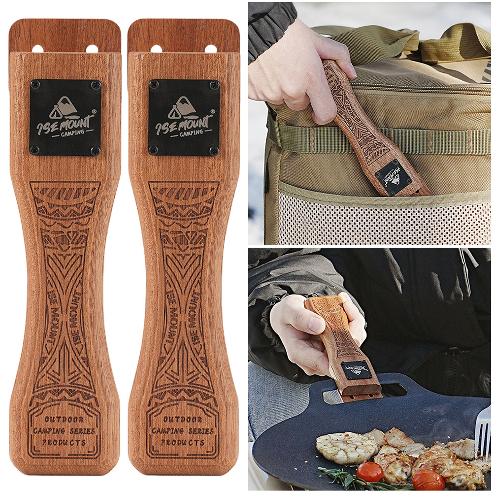 Sartén de madera natural para  - Camping Cooking Tray reseña y precio