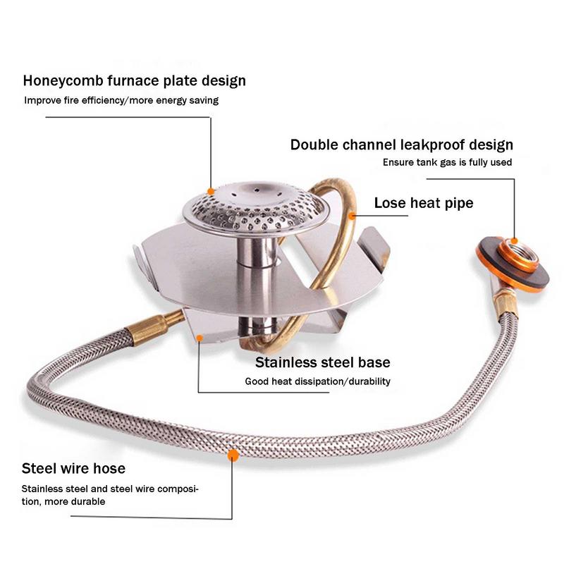 Estufa de Gas para acampar al  - Camping Cooking Gas Stove reseña y precio