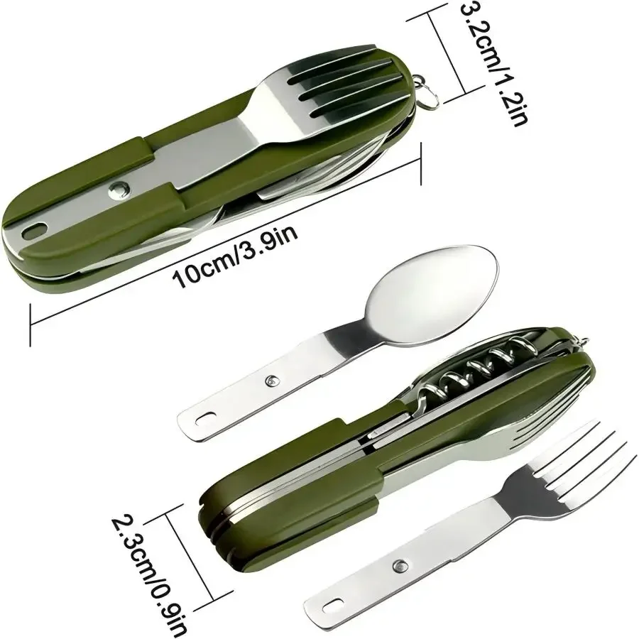 Juego de Utensilios de Viaje 5 - Camping Cooking Survival reseña y precio