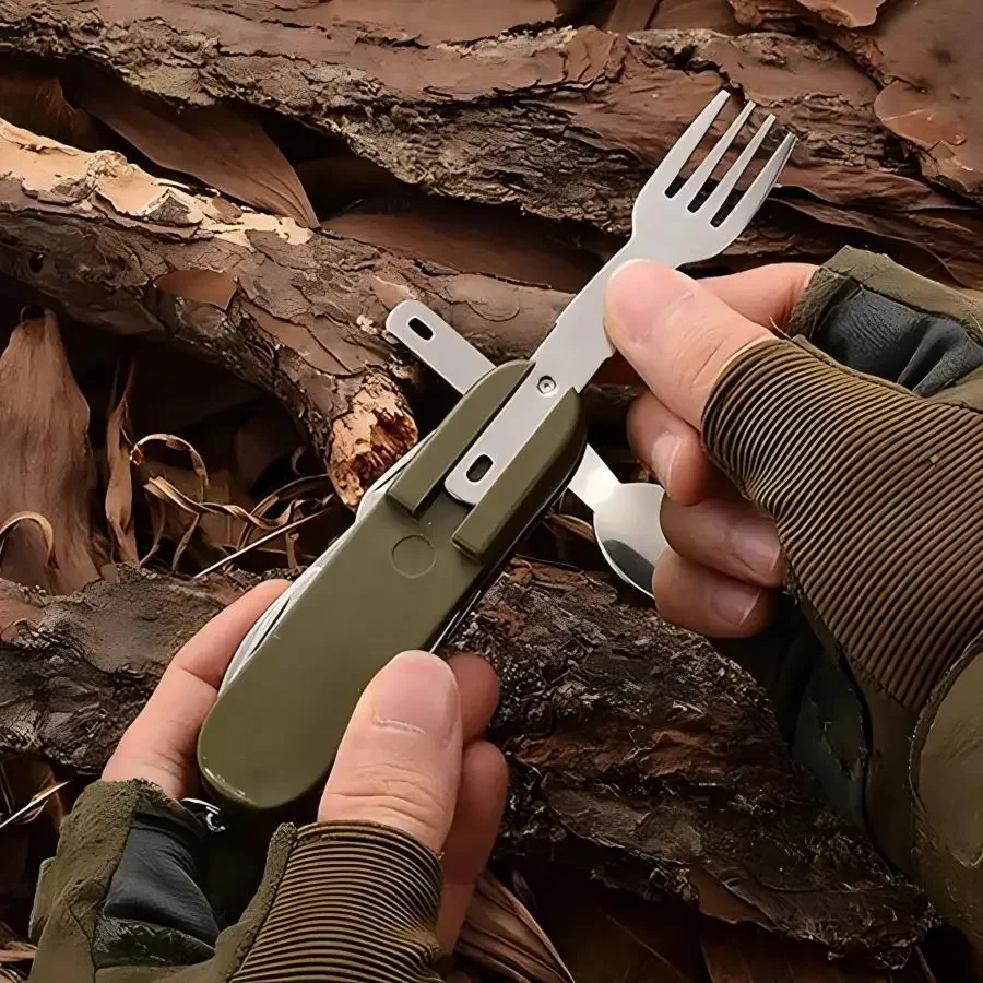 Juego de Utensilios de Viaje 5 - Camping Cooking Survival reseña y precio
