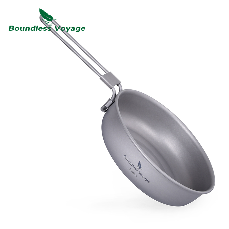 Sartén de titanio ultraligera  - Camping Cooking Survival reseña y precio