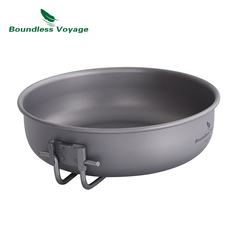 Sartén de titanio ultraligera  - Camping Cooking Survival reseña y precio