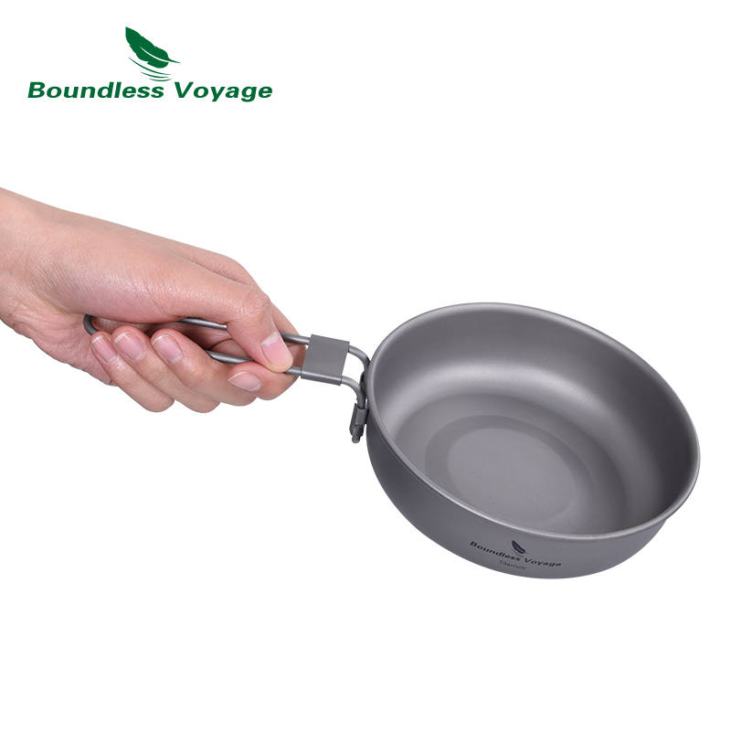 Sartén de titanio ultraligera  - Camping Cooking Survival reseña y precio