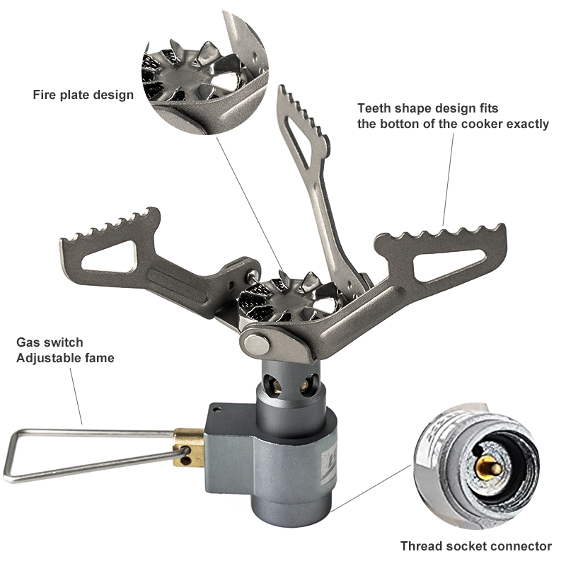 BRS-estufa de Gas para exterio - Camping Cooking Gas Stove reseña y precio