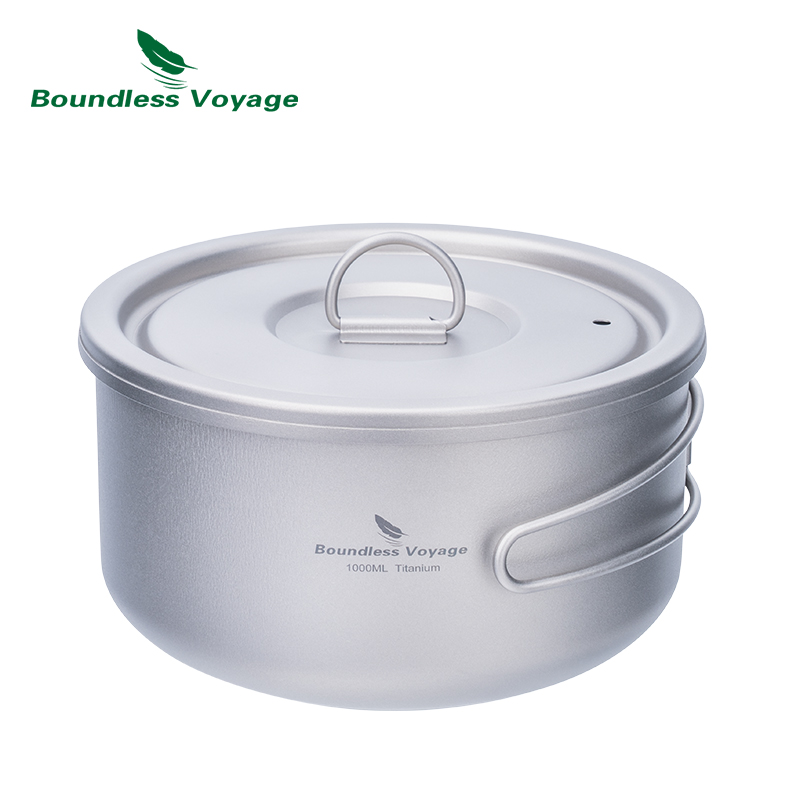 Olla de Camping de titanio Bou - Camping Cooking Can reseña y precio