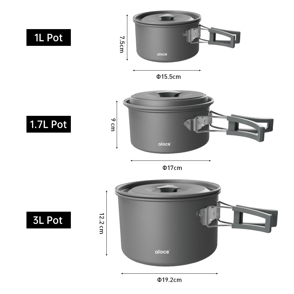 Olla de cocina de aleación de  - Camping Cooking Tray reseña y precio