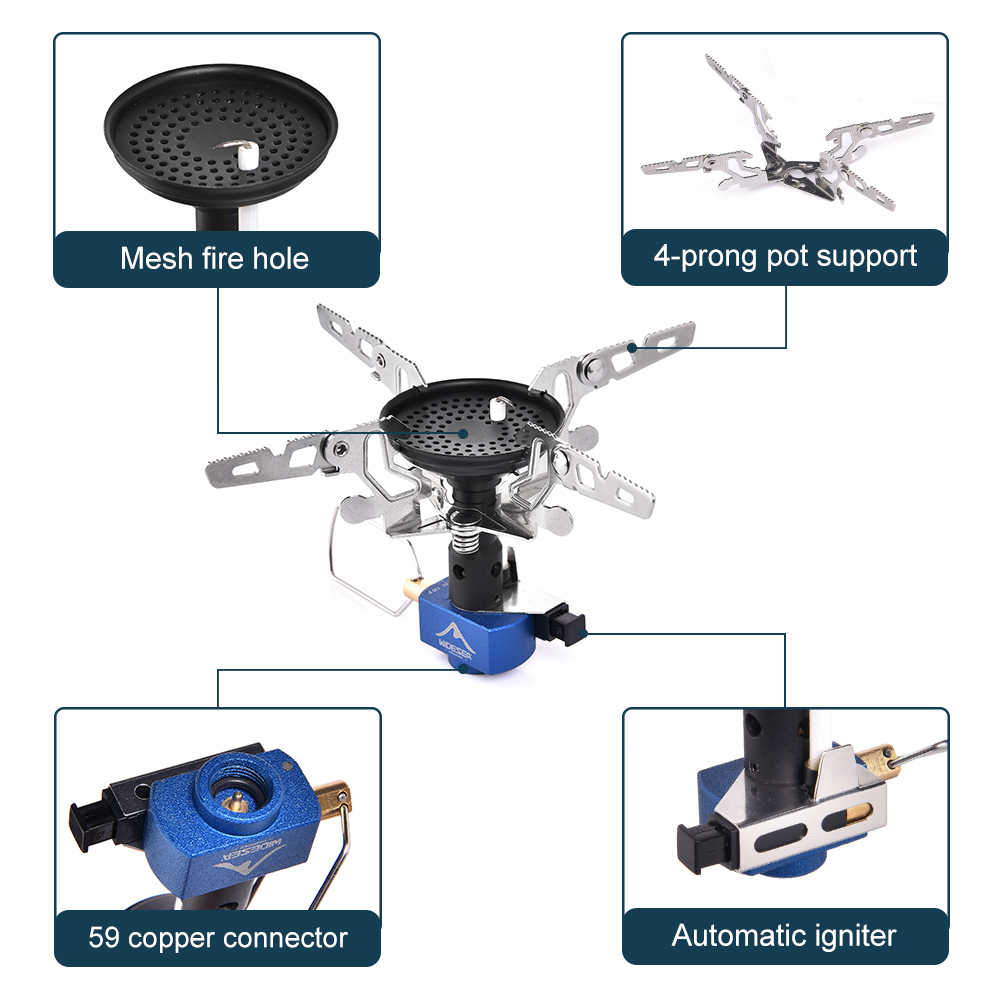Quemador de Gas para Acampar a - Camping Cooking Gas Stove reseña y precio