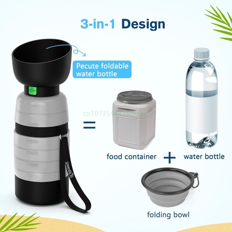 Botella de agua para perros de - Camping Cooking Bowl reseña y precio